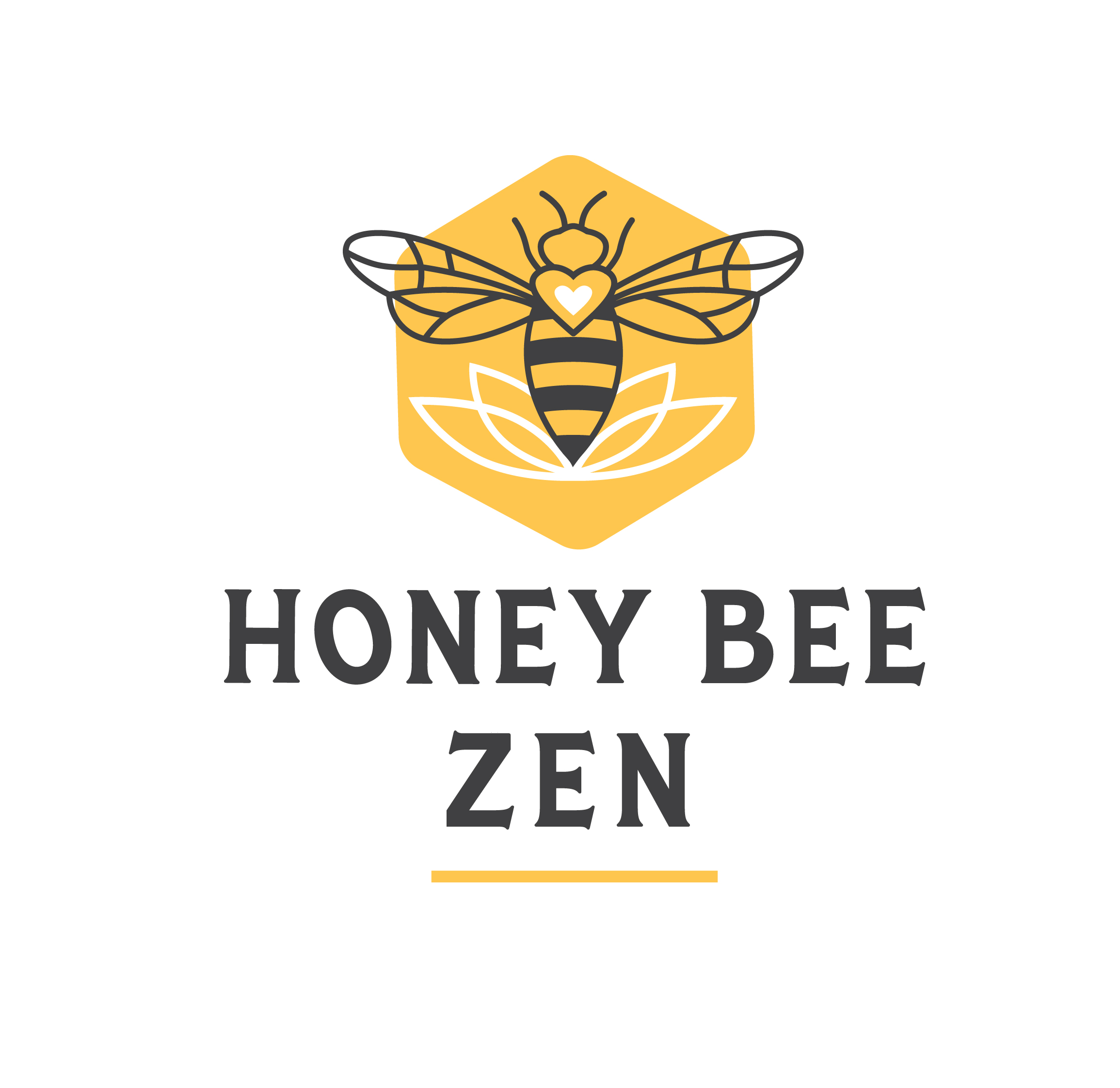 Honey Bee Zen More White Space